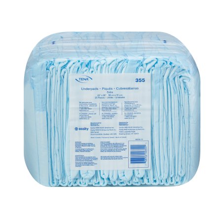 Underpad TENA® Extra 23 X 36 Inch Disposable Polymer Light Absorbency (25/BG 6BG/CS) by Essity Professional Hygiene North America, LLC  ID 355
